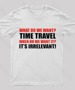 Time Travel Essential Nerd T-Shirt