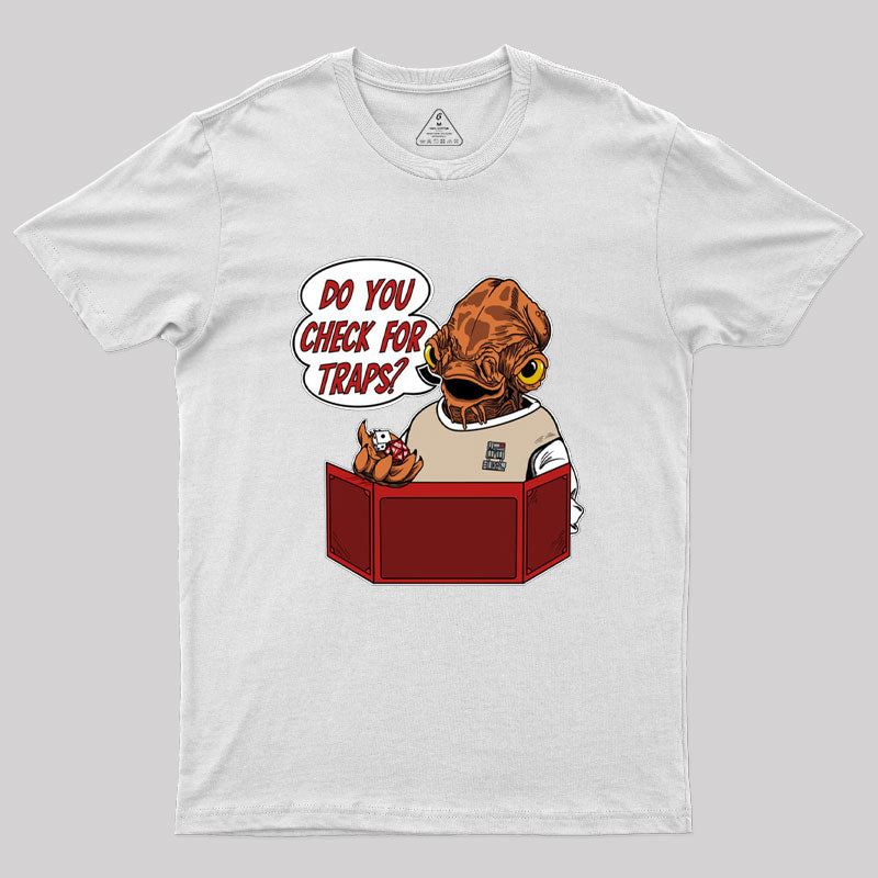 Trap Check Geek T-Shirt Trap Check Geek T-Shirt