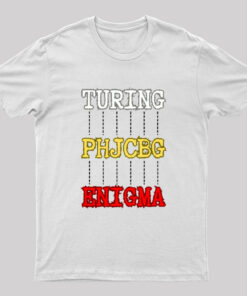 Turing and Enigma Geek T-Shirt