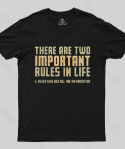 Two Important Rules T-Shirt