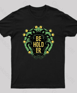 Typographic Beholder Geek T-Shirt