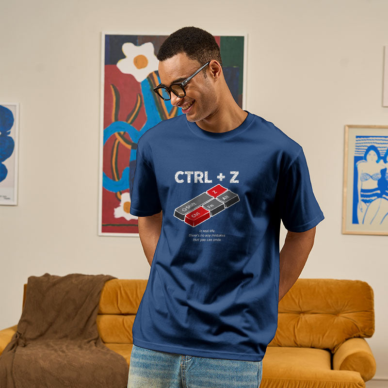 UNDO Control Z Computer Shortcuts Geek T-Shirt UNDO Control Z Computer Shortcuts Geek T-Shirt