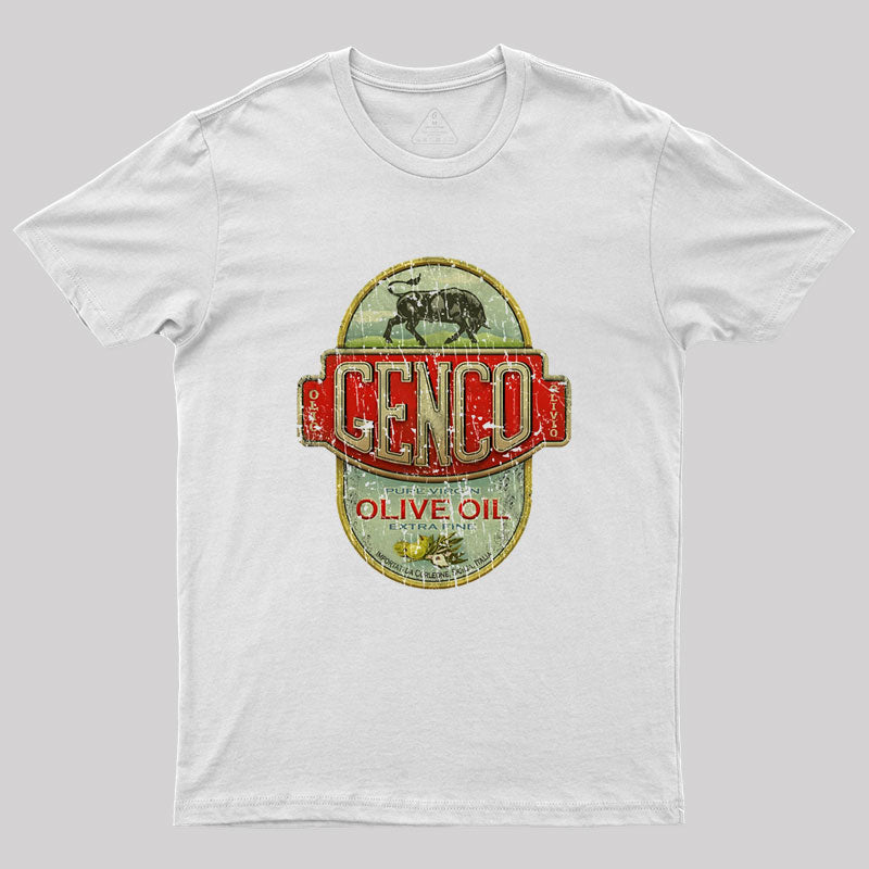 VINTAGE - GENCO OLIVE OIL Geek T-Shirt VINTAGE - GENCO OLIVE OIL Geek T-Shirt