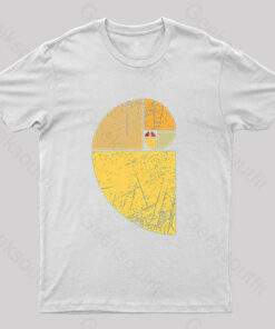 Vintage Fibonacci Spiral Science T-Shirt
