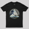 Vintage Hokusai Mount Fuji Great Tsunami Wave Nerd T-Shirt