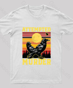 Vintage Sunset Attempted Murder Geek T-Shirt
