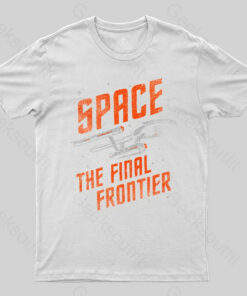 Voyage Collegiate Final Frontier Space Travel Geek T-shirt