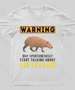Warning Capybara T-shirt