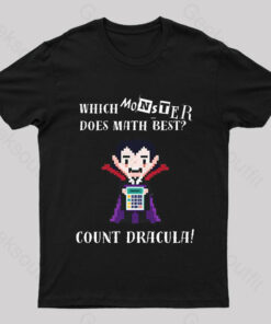 Which Monster Does Math Best Geek T-Shirt
