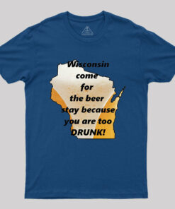 Wisconsin and Beer T-Shirt