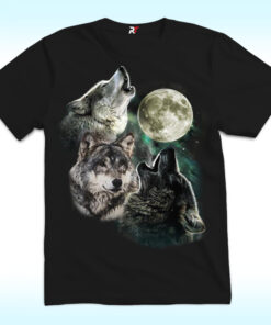 Wolf Moon Shirt, Howling Wolves
