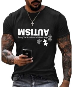 Autism Seeing The World From A Different Angle Shirt 1