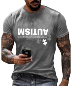 Autism Seeing The World From A Different Angle Shirt 3