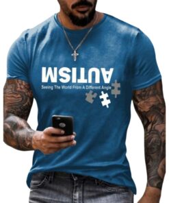 Autism Seeing The World From A Different Angle Shirt 4