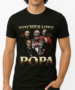 Bitches Love Popa Leo XIV T Shirt 1