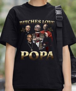 Bitches Love Popa Leo XIV T Shirt 2