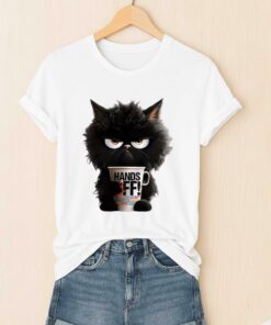 Black Cat Hands Off Shirt