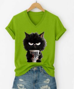 Black Cat Hands Off Shirt 3