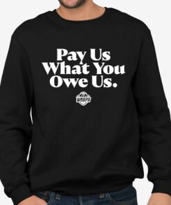 Caitlin Clark Wears Pay Us What You Owe Us Shirt 4