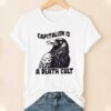 Capitalish Is A Death Cult Crow Black Shirt