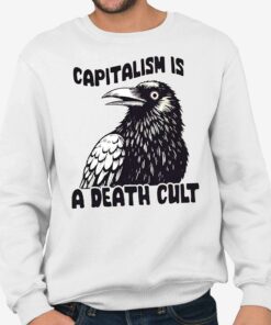 Capitalish Is A Death Cult Crow Black Shirt 3 Capitalish Is A Death Cult Crow Black Shirt 4
