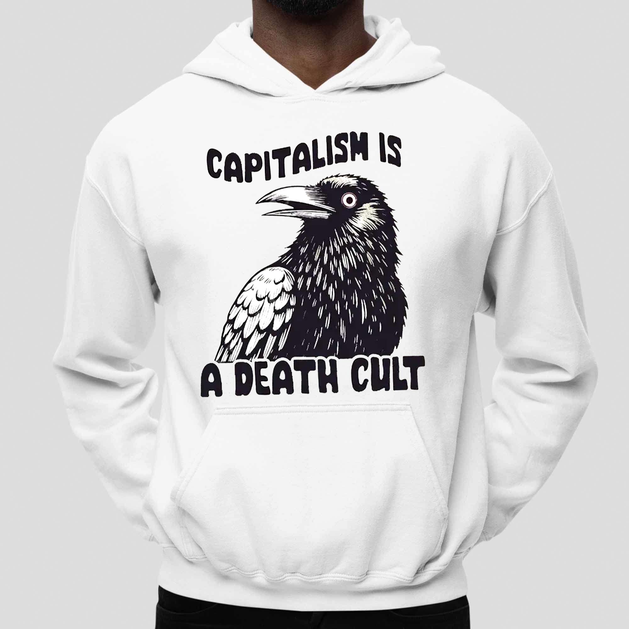 Capitalish Is A Death Cult Crow Black Shirt Capitalish Is A Death Cult Crow Black Shirt