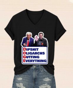 Doge Dipshit Oligarchs Gutting Everything Trump And Musk Shirt 4
