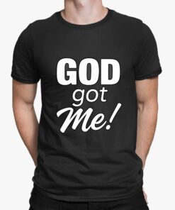DoorDash Driver Wearing God Got Me Shirt