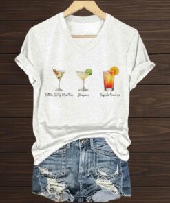 FDT Cocktail Filthy Dirty Martini Daiquiri Tequila Sunrise Shirt