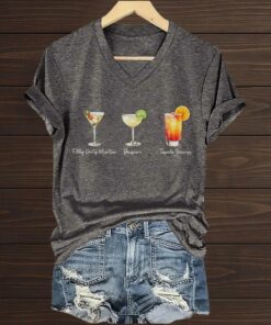 FDT Cocktail Filthy Dirty Martini Daiquiri Tequila Sunrise Shirt 5