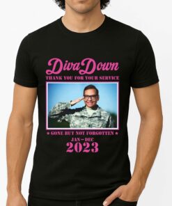 George Santos Diva Down Thank You For Your Service Shirt