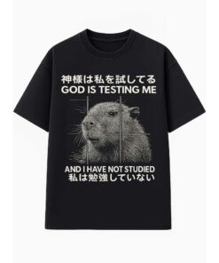 God Is Testing Me And I Have Not Studied Shirt