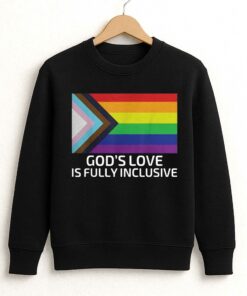 Gods Love Is Fully Inclusive LGBTQ Flag Shirt 3
