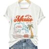 Golfo De Mexico Retro Gulf Of Mexico Est.1550 Print T-Shirt