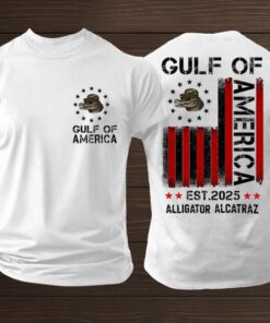 Gulf Of America EST 2025 Alligator Alcatraz Shirt