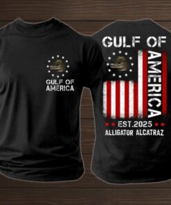 Gulf Of America EST 2025 Alligator Alcatraz Shirt
