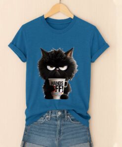 Hands Off Black Cat Shirt 3