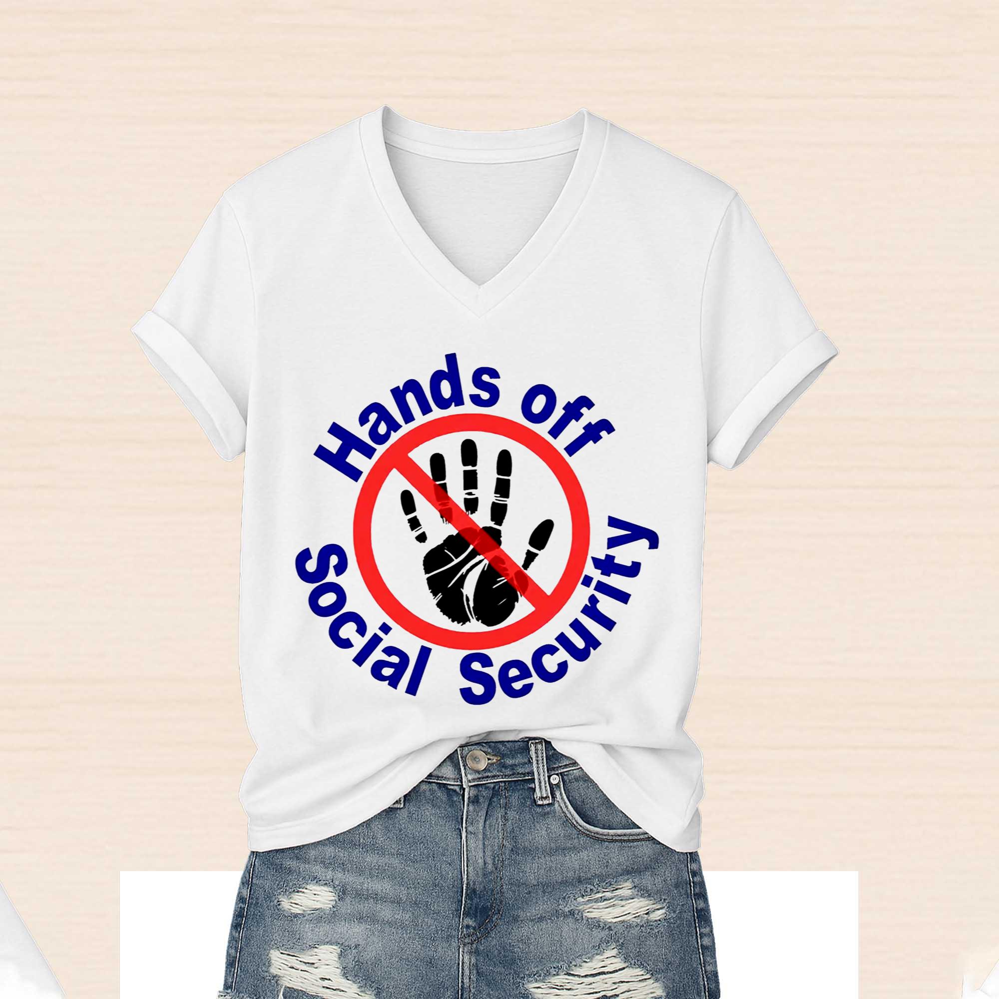 Hands Off Social Security Shirt Hands Off Social Security Shirt