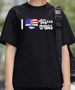 I Love Nuclear Energy USA Flag Shirt 3