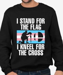 I Stand For The Flag I Kneel For The Cross Shirt 3