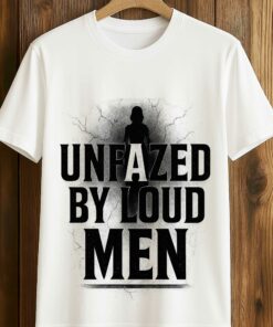 Janet Mills Unfazed By Loud Men Trump Shirt