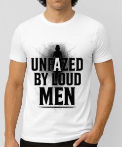 Janet Mills Unfazed By Loud Men Trump Shirt