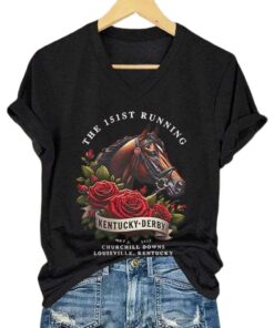 Kentucky Derby The 151st Running V-Neck T-Shirt