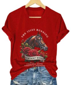 Kentucky Derby The 151st Running V-Neck T-Shirt