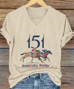 Kentucky Derby The 151st V-Neck T-Shirt