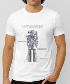 Musk Wearing Raptor Engine Shirt 3