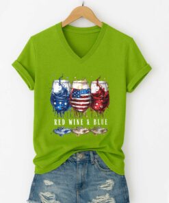 Red Wine And Blue America Shirt 4
