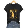 Resist Penguin America V-Neck T-Shirt