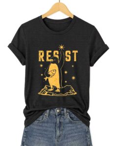 Resist Penguin America V-Neck T-Shirt