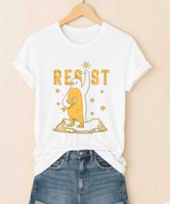 Resist Penguin America V Neck T Shirt 5